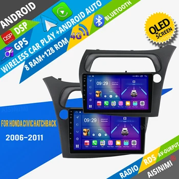 AISINIMI Android Auto Dvd Prehrávač, navigácia Pre Honda Civic Hatchback 2006-2011 autorádia Car Audio Gps Multimediálne Stereo Monitor